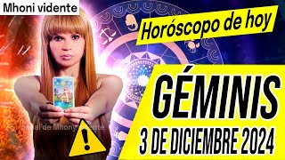 😲 tu vida CAMBIARA muy PRONTO ❌ MHONI VIDENTE 🔮Horóscopo de hoy GÉMINIS 3 de DICIEMBRE 2024 ❤️ monhi [upl. by Rory]