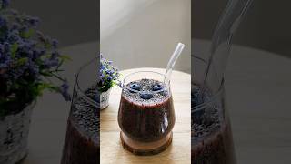 HEALTHY Blueberry ðŸ« Smoothie ASMR smoothie [upl. by Notlil]