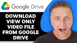 How to Download View Only Video File from Google Drive  Google Drive Tutorial 2024 [upl. by Keyes]