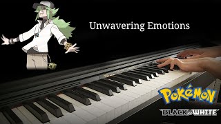 Unwavering Emotions  Pokemon Black amp White  Piano [upl. by Hcra]