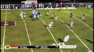 Farragut WR Aaron Suadi TD catch vs Bearden [upl. by Nylorahs]