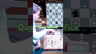 Vidit gujrathi vs Vincent Keymer  Tata Steel chess 2024  Chess Brilliant Move Queen Sacrifice [upl. by Ahtenak]