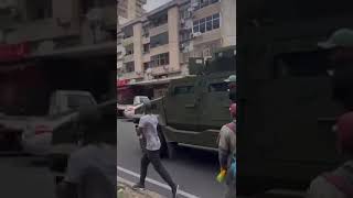 MOZAMBICAN PRESIDENT ELECTDANIEL CHAPO MUST GOPROTESTERS CHANT IN MAPUTOS STREETS [upl. by Ibor]