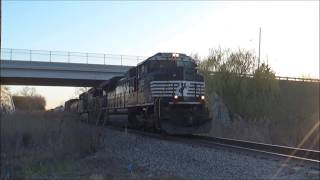 NS SD70ACe 1020 With K5LLA Horn Show amp Tier 4 ET44AC 3629  Freight W10  Mentor OH [upl. by Larry]