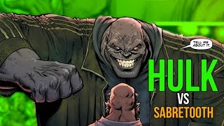 Ultimate X Hulk vs Sabretooth [upl. by Einotna]