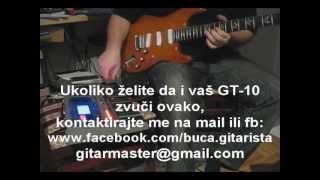 BOSS GT10 Narodna muzika  Stratocaster  Buca Gitarista [upl. by Aneloc805]