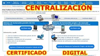 Centralización Certificado Digital SII [upl. by Atinuhs482]