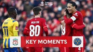 Liverpool v Shrewsbury Town  Key Moments  Third Round  Emirates FA Cup 202122 [upl. by Grosmark]