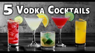 5 Easy Vodka Cocktails To Make At Home  Booze On The Rocks [upl. by Sibley]