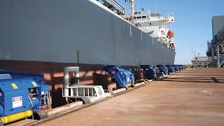 MoorMaster™ automated vacuum mooring at Port Hedland bulk terminal [upl. by Matthus]