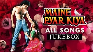 MAINE PYAR KIYA JUKEBOX HD  SALMAN KHAN  BEST HINDI SONGS COLLECTION  FULL VIDEO SONGS JUKEBOX [upl. by Danialah218]