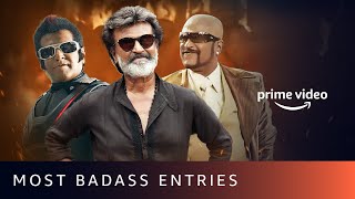 Rajinikanths Most Badass Entry Scenes  Annamalai Sivaji 20 Kaala  Amazon Prime Video [upl. by Illek337]