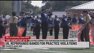 UIL reprimands bands for practice violations [upl. by Stalder]