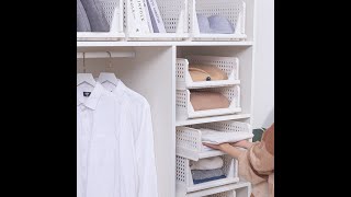 Wardrobe Organizer foldable and stackable [upl. by Geibel303]