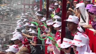 Ooredoo Myanmar Pandal at the 2014 Water Festival [upl. by Rosen]