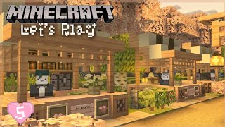 The Market Stall Trading🪷  Xp Farm  Ep 5  Minecraft Cute Cottagecore Lets Play [upl. by Standice]