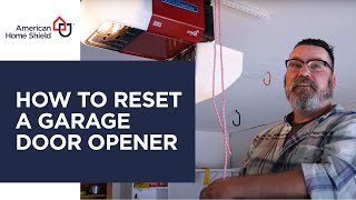 Home Repair and Maintenance  How To Reset A Garage Door Opener [upl. by Ecinaej]