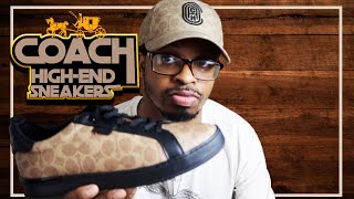 Coach High End Sneakers unboxingon foot review 🔥 [upl. by Rodrique]