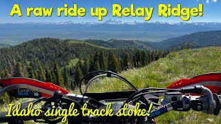 A ride up Relay Ridge in Driggs Idaho The Big Hole Mountains in the summer [upl. by Warner]