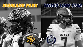 TXHSFB 9 Frisco Lone Star vs 4 Highland Park 5A MATCHUP 2024 Texas High School Football Playoffs [upl. by Aryamoy]