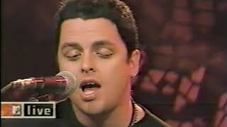 Green day live at MTV XXXX1997 Redundant acoustic [upl. by Ruenhs]