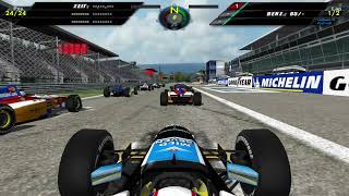 F1 Challenge VB 1997 Minardi Monza 5 Race [upl. by Lyrrad]