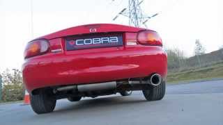 Mazda MX5 NB Cat Back Performance Exhaust by Cobra Sport Exhausts [upl. by Elianora]