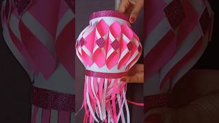 DIY Akash kandil with paper Diwali decoration idea akashkandil diwali diy lamp [upl. by Ultun]