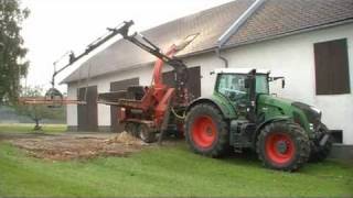 Fendt 936  Eschelböck Biber 80 [upl. by Hoxie]