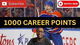 CONNOR MCDAVID 1000 CAREER POINTS  NHL NEWS FOR THE DAY 111524 [upl. by Luiza]