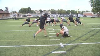 quotHes a top kickerquot Blue Valley High School kicker has a fan in Chiefs kicker Harrison Butker [upl. by Ashlan]