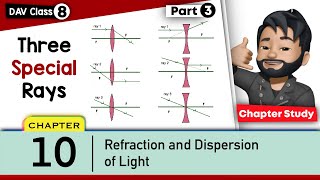 Chapter 10  Refraction and Dispersion of Light  Class 8 DAV Science  Chapter Study  Part 3🔥🔥 [upl. by Rebmyk105]