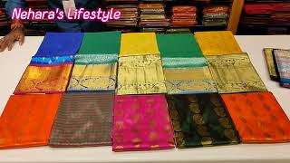 T Nagar pachaiyappas silks pattu pavadai new collection pure silk pattu pavadai [upl. by Tuppeny]