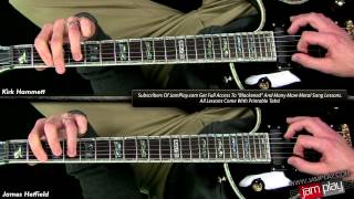 Learn How to Play Blackened by Metallica  Guitar Lesson [upl. by Nosyarg]