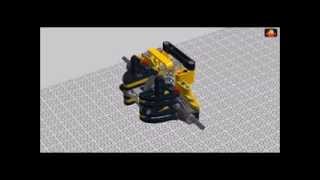 Lego Technic Drift RC Car Building Instructions [upl. by Bluma]