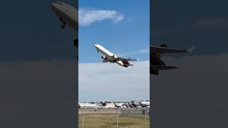 UPS MD11F takeoff at SDF airport shorts [upl. by Aihcila]