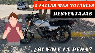 DESVENTAJAS DE LA ITALIKA FT150 CONTRASJorge Robles biker [upl. by Ahseena]