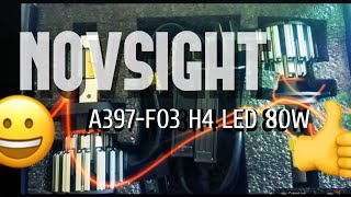 NOVSIGHT A397F03 H4 LED 80W HiLo [upl. by Ihp]