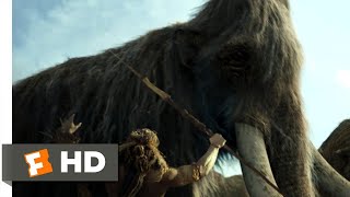 10000 BC 1⁄10 Movie CLIP The Mammoth Hunt 2008  Real Movie clip [upl. by Aguie]