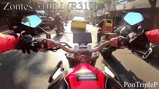 Test Ride Zontes 310R1 R310 Bangkok [upl. by Akemit]