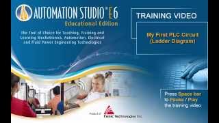 PLC  My First PLC  Ladder Circuit  Automation Studio™ [upl. by Pollitt]