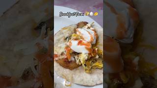 Breakfast Tacos🌮breakfast eating eatwithme breakfastideas foodie food yummy yummyfood yum [upl. by Bainbrudge]