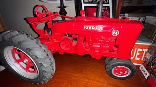 This Farmall M is Massive the biggest Ertl farm Toy Tractor in My Collection [upl. by Elleirad]