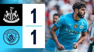 HIGHLIGHTS Newcastle 11 Man City  Gvardiol and Gordon goals ⚽️  Premier League [upl. by Stanwinn]