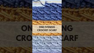 Fast and Easy Double Crochet Stitch Scarf Tutorial For One Evening [upl. by Benedetto]