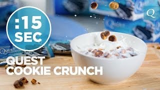 Healthy Breakfast Cookie Crunch Cereal  15SecondRecipe [upl. by Sissy689]