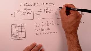 CIRCUITOS MIXTOS Método de resolución Fácil [upl. by Pegasus158]