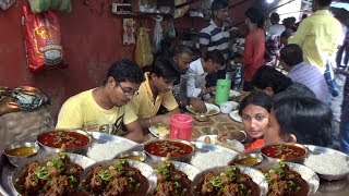 Mutton Rice  90 rs Per Plate  Street Food Heaven in India  Kolkata Deckers Lane Esplanade [upl. by Ulphi]