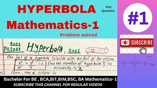 Hyperbola Solved Numericals  engineering mathematics 1  maths TrainYourBrainAcademy1 [upl. by Sudnor]