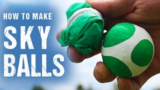 How To Make Sky Ballz TKOR Shows You How To Make Parachute Ninja Balls [upl. by Carma]